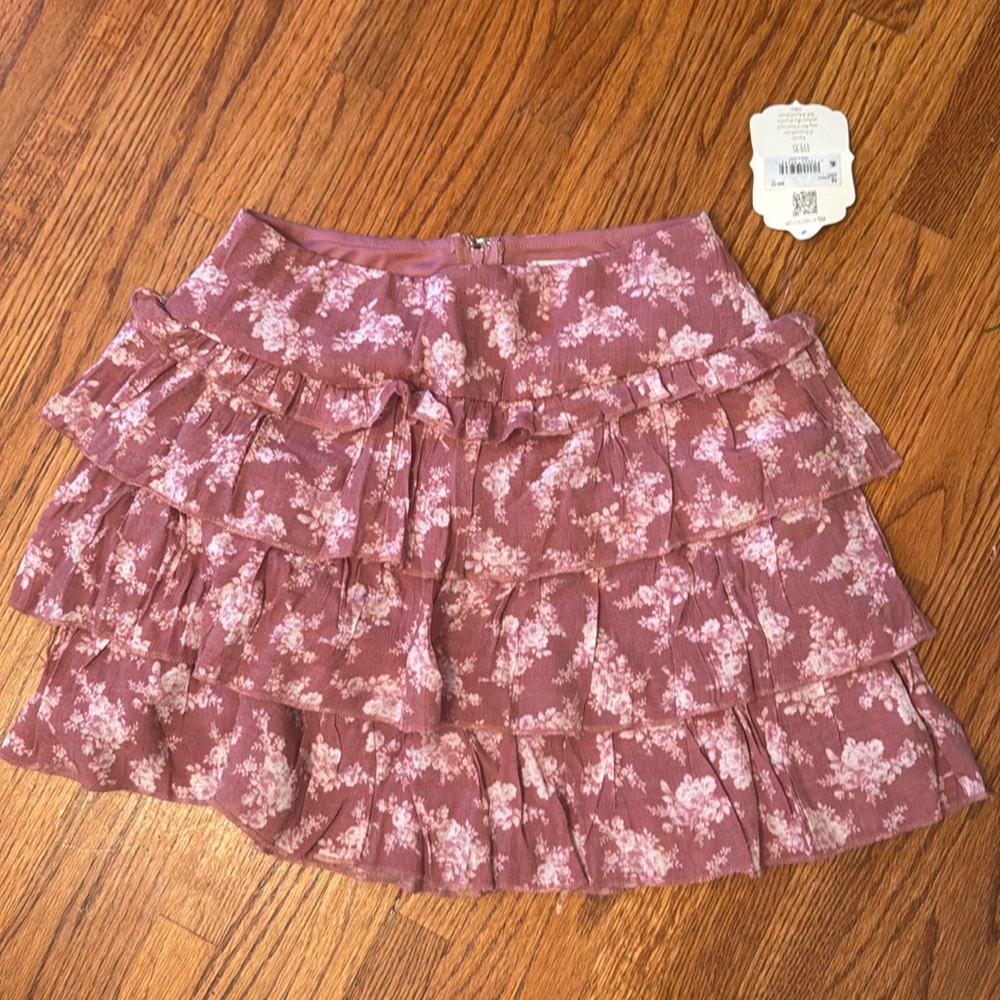 Altar’d State zippered skirt, xs, pink, NWT